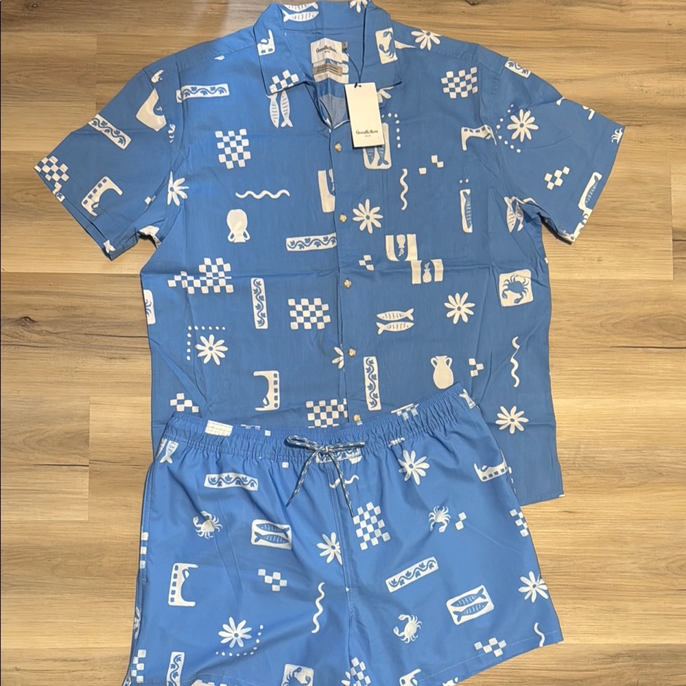 Goodfellow & Co Blue Casual Button Down Shirt